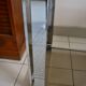1970s smoked glass chrome bookshelf