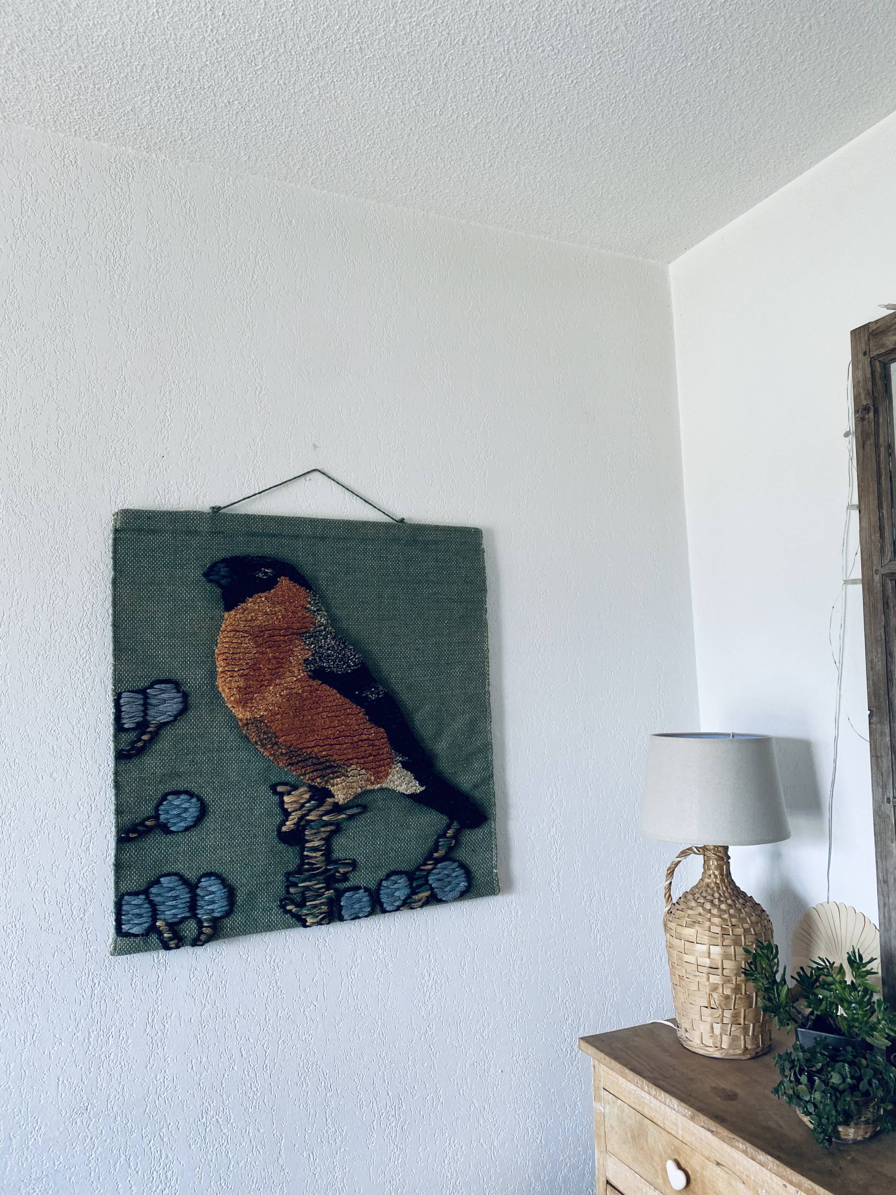 Vintage wall weaving