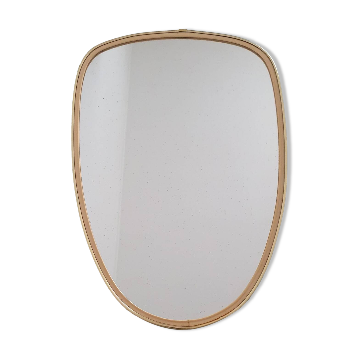 Vintage 1960s ovoid mirror
