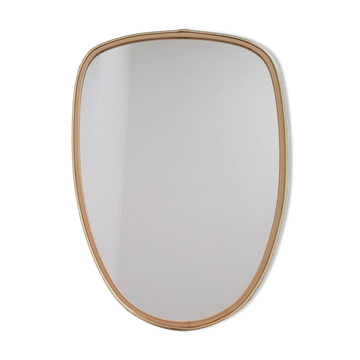 Vintage 1960s ovoid mirror