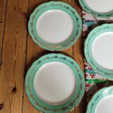 Set of 9 Manufrance flat plates