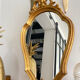 Old gilded mirror 40x24 cm