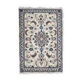 Vintage Nain Area carpet Handwoven Persian Rug- 57x94cm