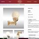 Pair of Astoria brass wall lights by Josef Hoffmann, WOKA Vienna re-edition