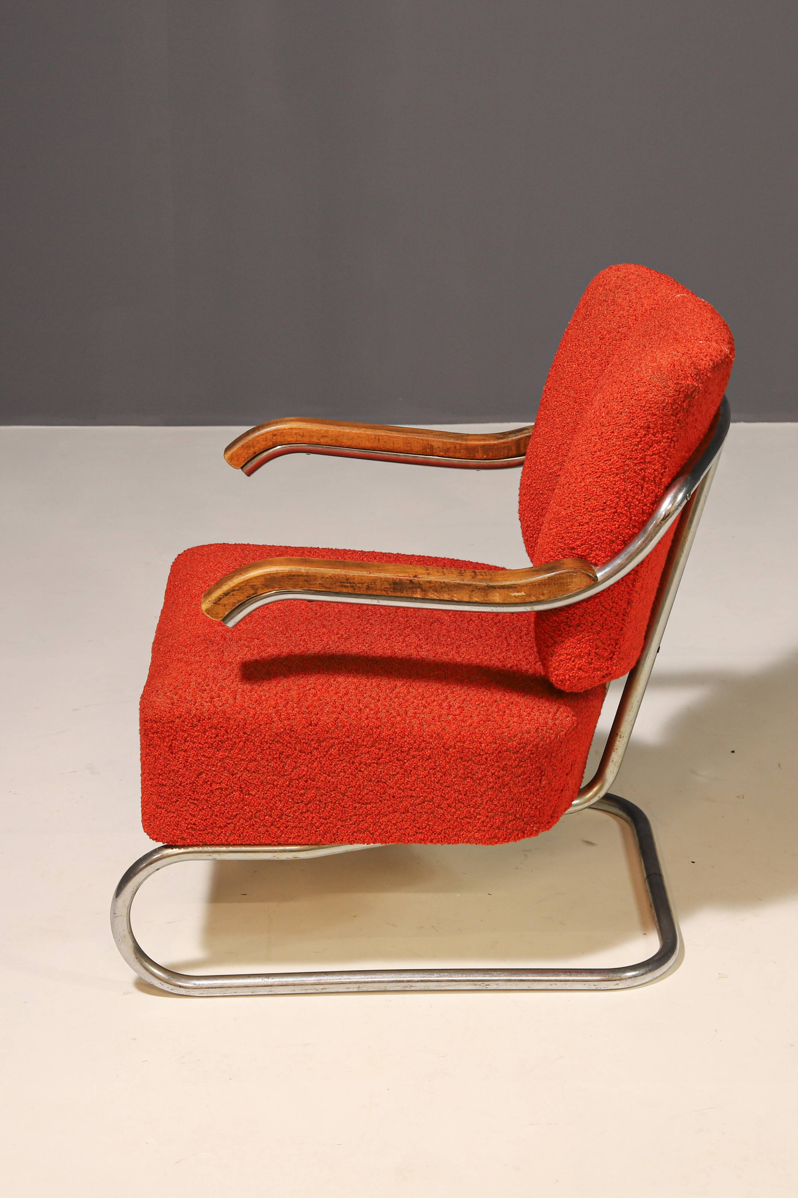Pair of Bauhaus cantilever armchairs | Thonet, 1930s