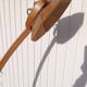 Wooden floor lamp