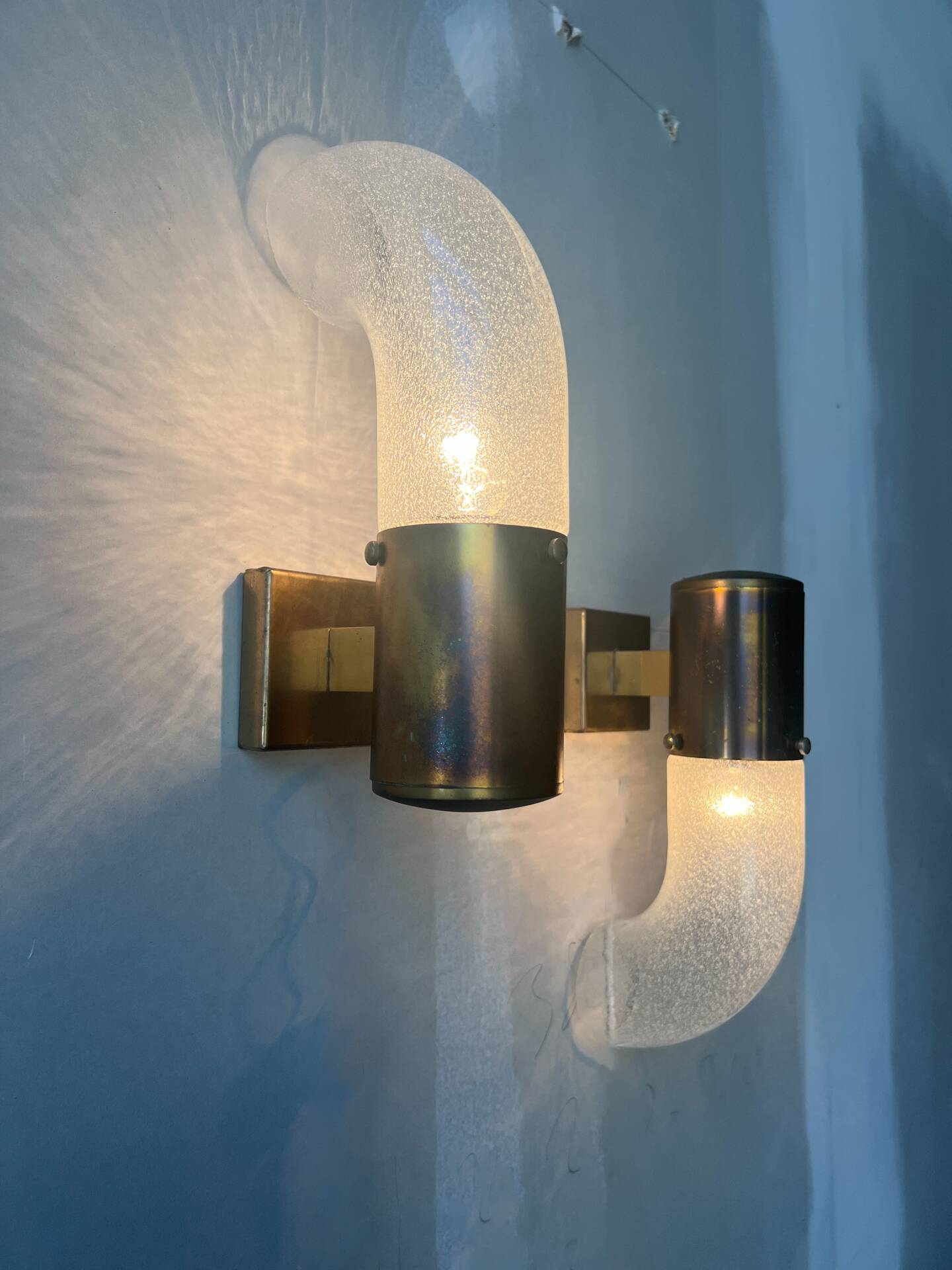 Aldo Nason for Mazzega Wall Sconces – Italy, 1970s - 4 Available