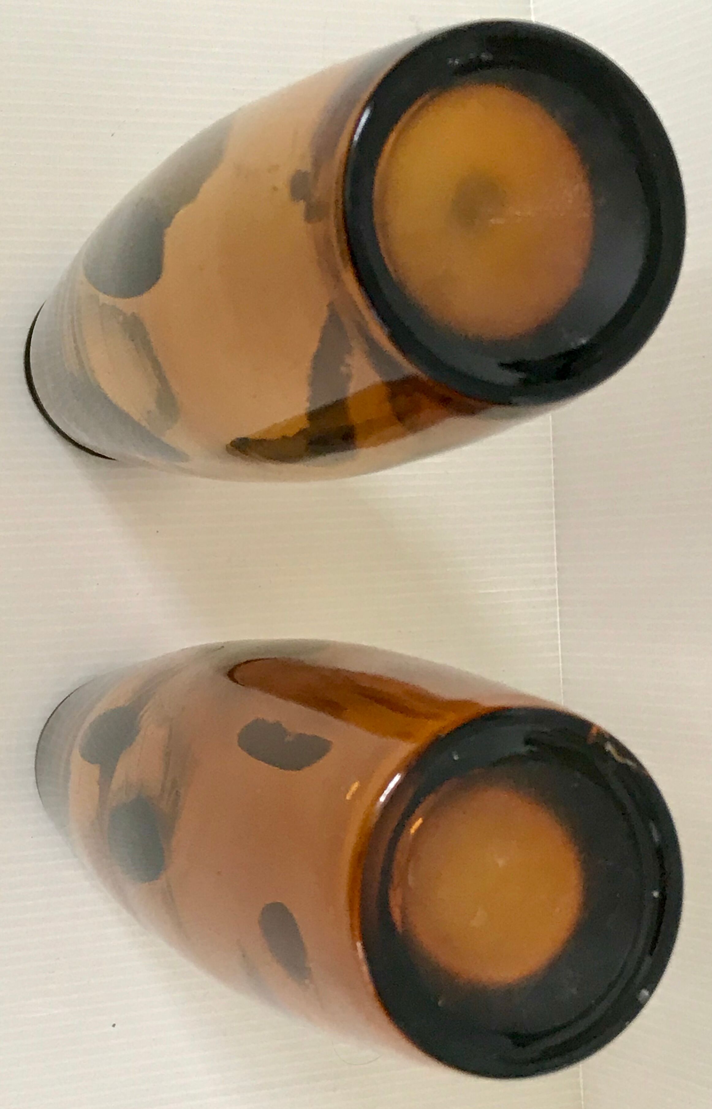 Pair of Murano glass vases