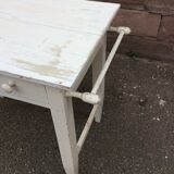 Shabby chic vintage farm table