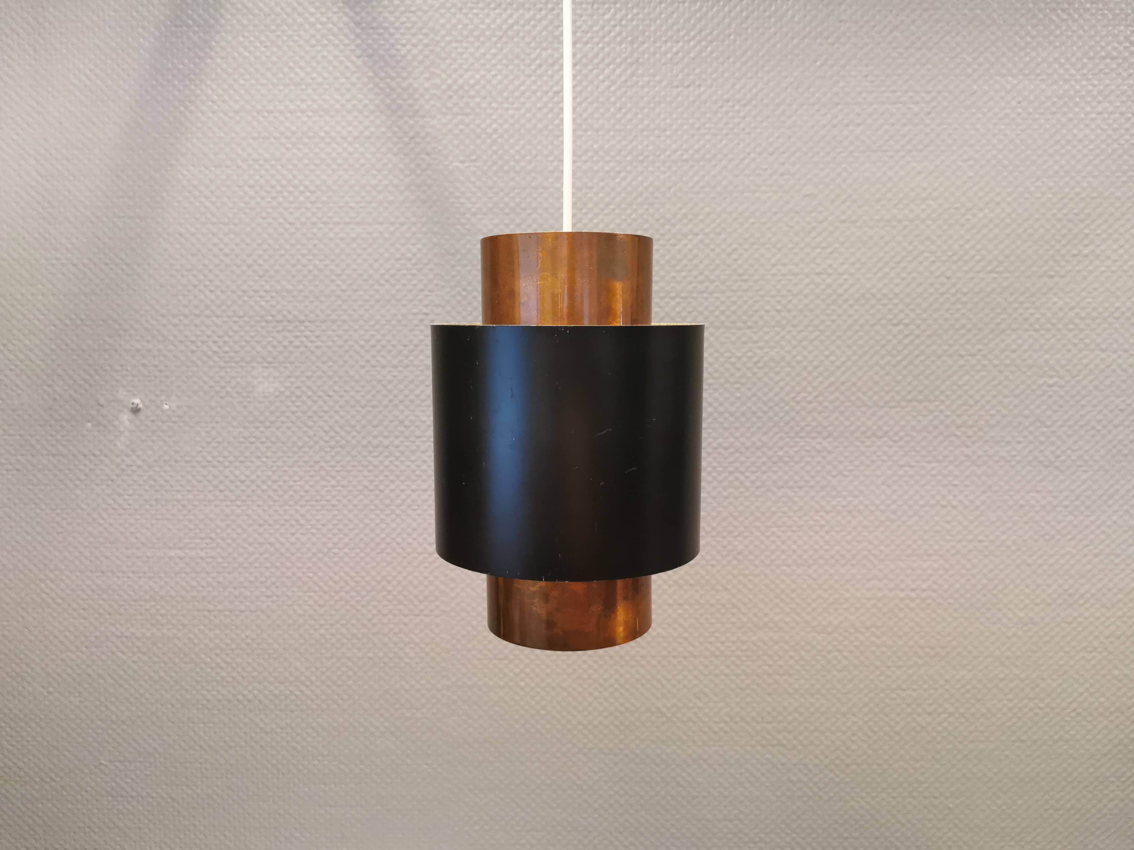 Hanging lamp, model Tunika, by Jo Hammerborg for Fog & Mørup Denmark 1966.
