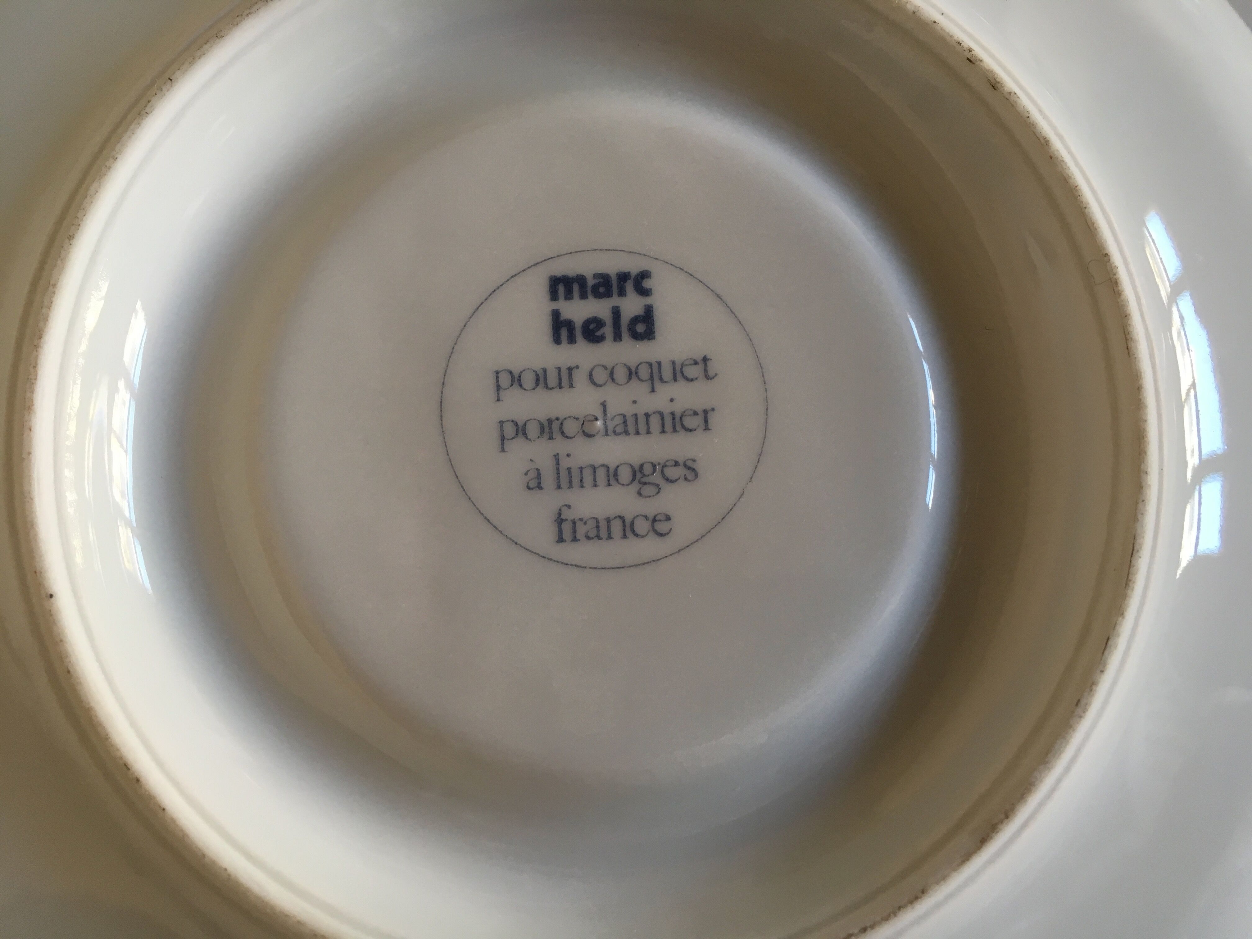 Set of plates Marc held for Coquet 1970/1973