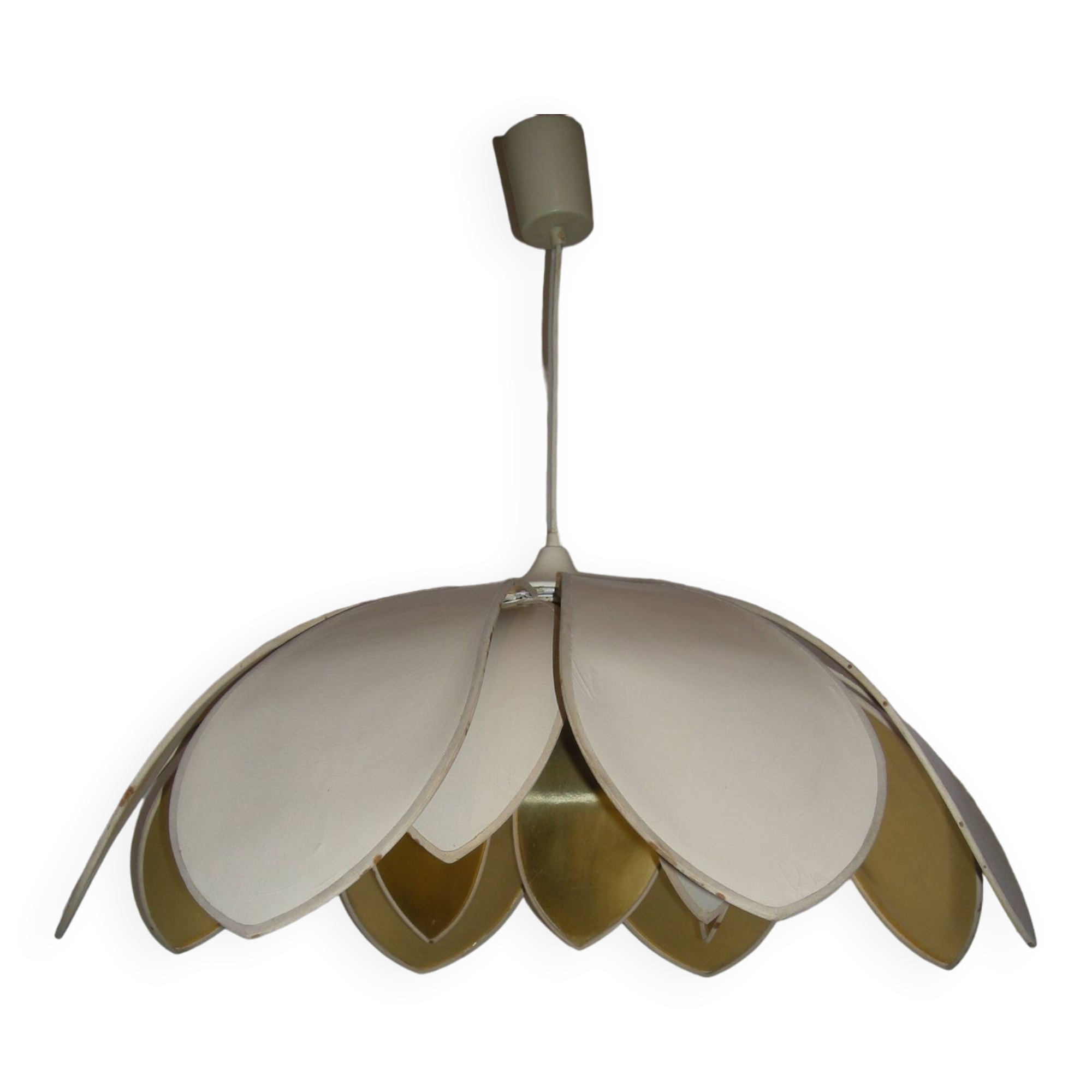 Lotus pendant lamp by Robert de Schuytener from the 70s