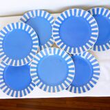 7 Sarreguemines dessert plates model Fox Trott 2106188