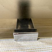 New smoked glass and chrome wall light, 1970s