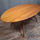 Oval dining table with organic design by Maurizio Marconato & Terr.