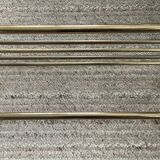 Vintage coat rack in gold metal