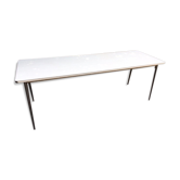 Table de réfectoire de ferme vintage 1960