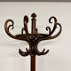 Curved wooden parrot coat rack 1940s thonet mod.10-401