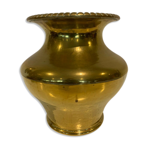 Vase a col en cuivre martelé XX