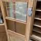 Bibliothèque en chêne - armoire vitrée