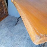 Bistro table with brutalist plane tree top for 4 people.