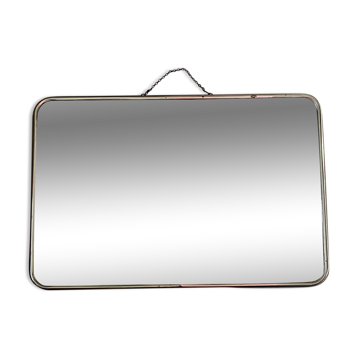 Large vintage barber mirror