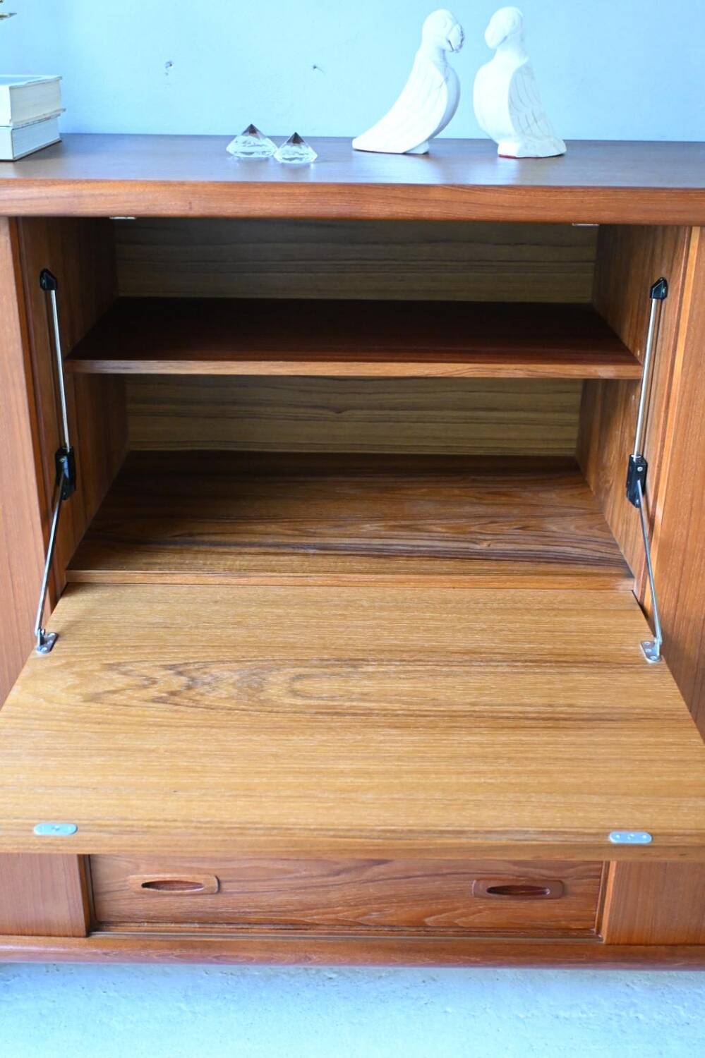 Danish Deaign Highboard by H.P. Hansen in Teak