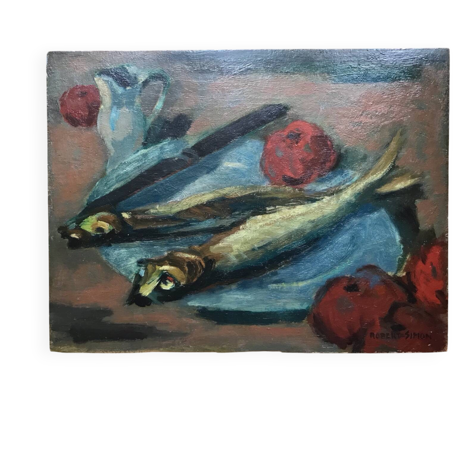 Oil on cardboard by Robert SIMON (1888-1961)