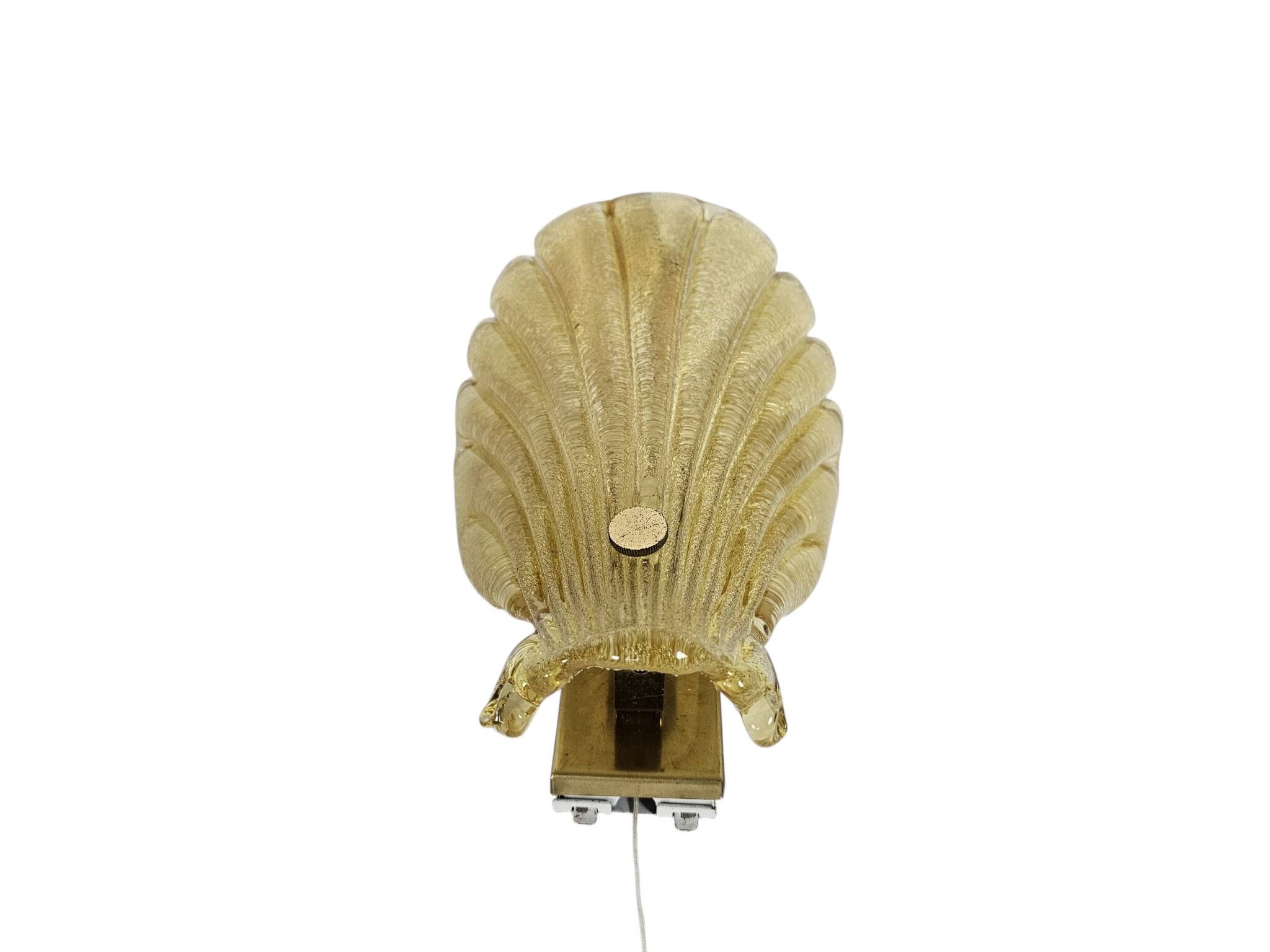 Solken Leuchten - Seashell - Murano glass - West Germany - 60's
