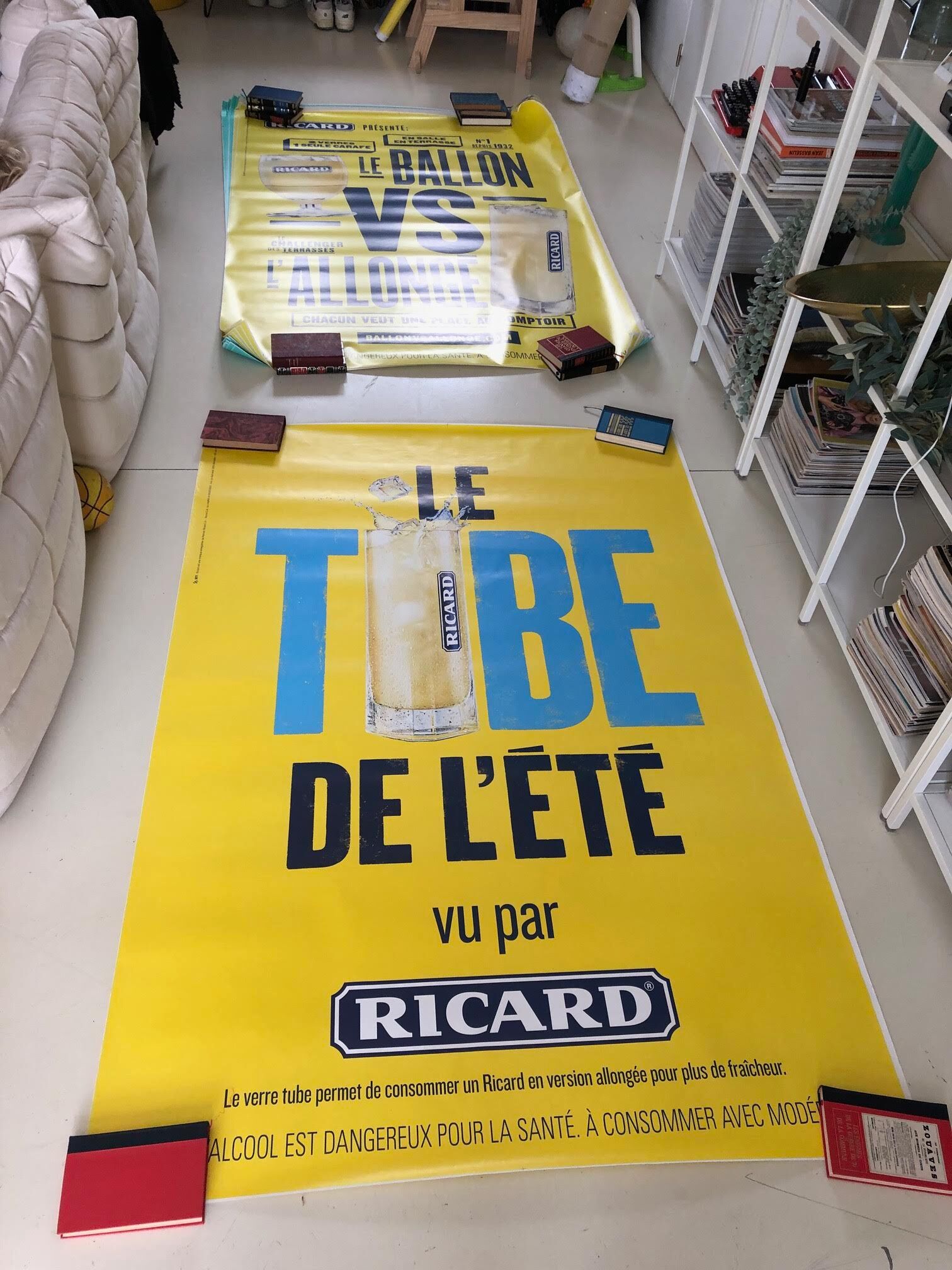 RICARD posters 1740x1185 vintage Original - RARE ( last copy )