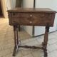 Small table with two drawers.