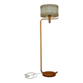 Scandinavian wooden floor lamp, 1960s