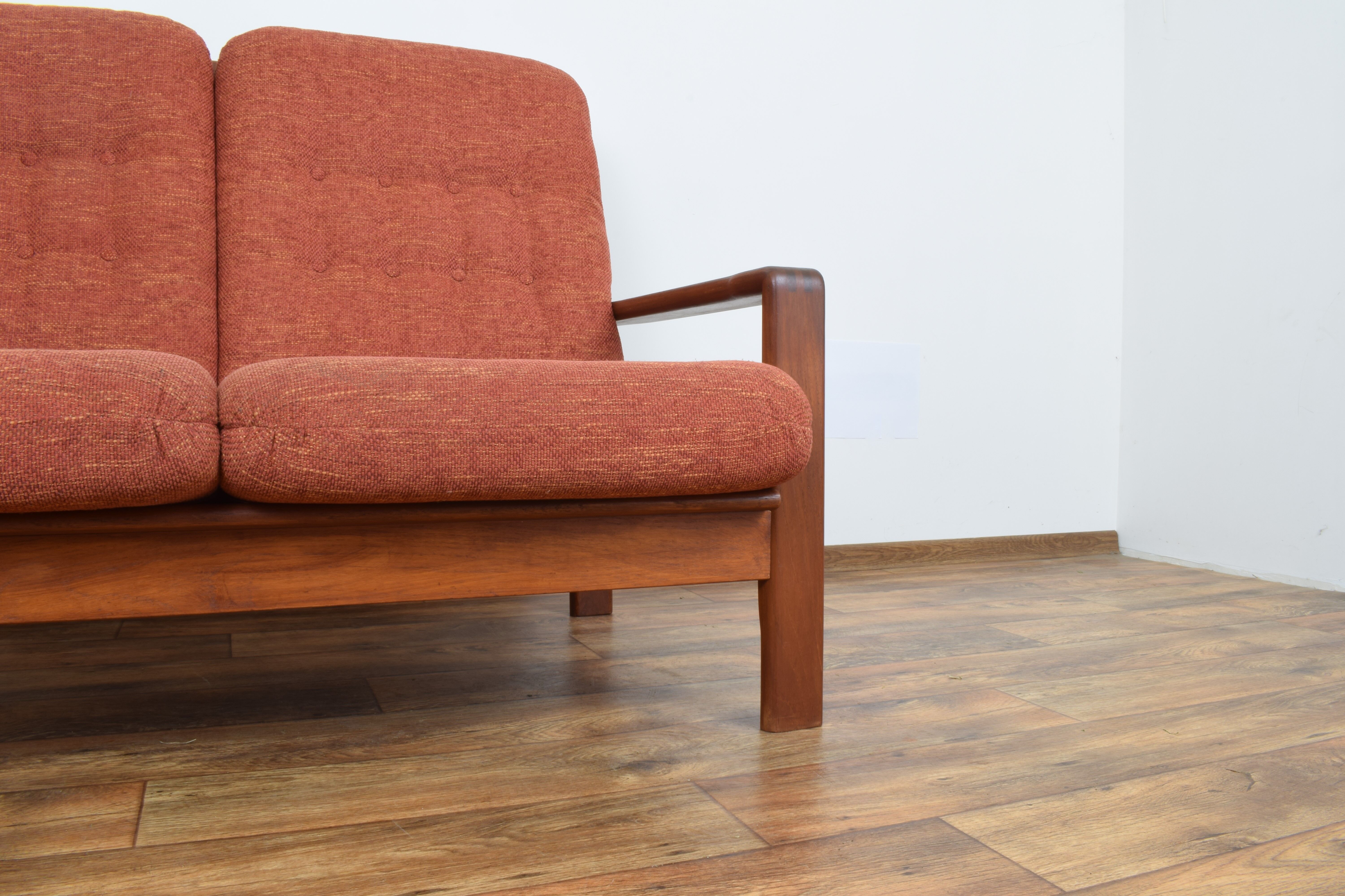 Mid-century Danish teak sofa, 1960s