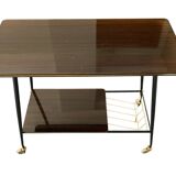 Serving trolley, table on wheels 1950