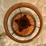 Metal & glass lamp