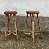 Pair vintage stools