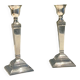 Pair of candlesticks - Silver-plated - Very good condition