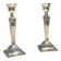 Pair of candlesticks - Silver-plated - Very good condition