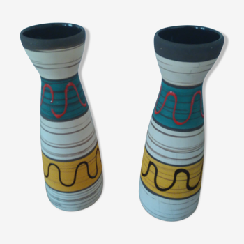 Pair of ceramic vases