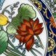 Vintage decorative porcelain plate, Japan
