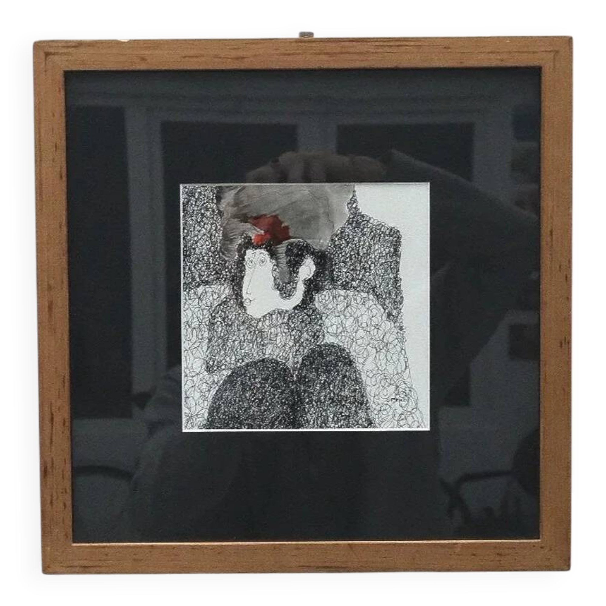 Pen and watercolor drawing by A. PRIN