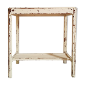 Skated wooden console table