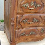 Louis XV period chest of drawers in walnut from the 18th century (undergoing restoration)