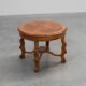 Renaissance‑Style Round Walnut Coffee Table, France – Late 19th Century