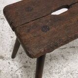 Antique 1911 Vintage Brutalist Industrial Stool