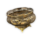 Art Nouveau Planter In Enamelled Glass