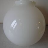 Old white opaline ball globe lampshade 20 cm chandelier lamp fixture 01/11B