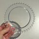 Tête à tête d'assiettes en cristal modèle Andlau signé Lalique