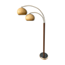 Mushroom floor lamp with double arc Dijkstra 70s
