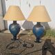 Paire de lampes en porcelaine de 1970